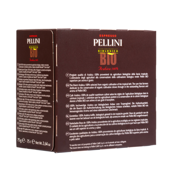 Compatible capsules - PELLINI BIO, 100% organic Arabica Coffee in Nescafé<sup>®</sup> Dolce Gusto<sup>®</sup> compatible capsules<sup>*</sup> - 2