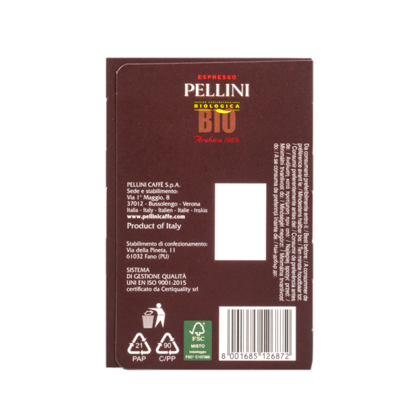 Compatible capsules - PELLINI BIO, 100% organic Arabica Coffee in Nescafé<sup>®</sup> Dolce Gusto<sup>®</sup> compatible capsules<sup>*</sup> - 3