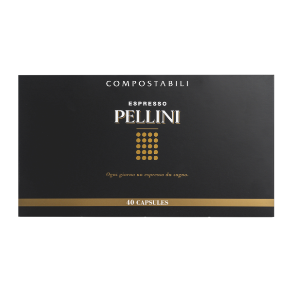 Compatible capsules - PELLINI MULTI-FLAVOUR MIX 100% Arabica coffee in Nespresso® compatible* Self-protected Compostable capsules