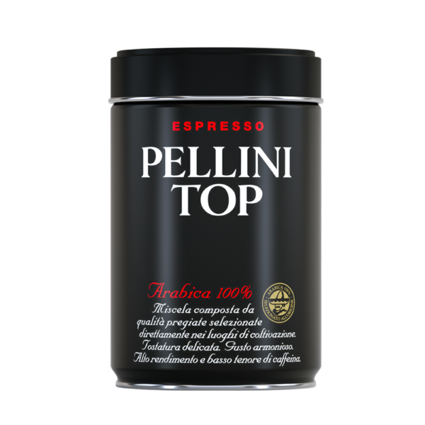 Ground coffee - PELLINI TOP, 100% Arabica coffee ground for the Moka