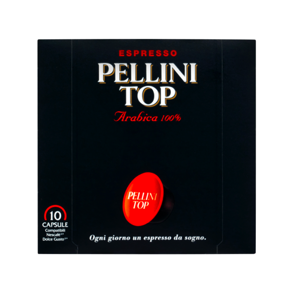 Capsule compatibili Dolce Gusto - PELLINI TOP, Caffè Arabica 100% in capsule Compatibili Nescafé®* Dolce Gusto®*