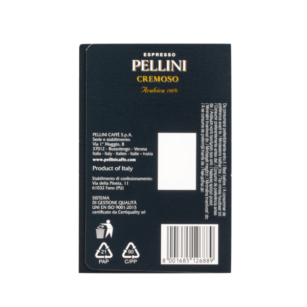 Capsule compatibili Dolce Gusto - PELLINI CREMOSO, Caffè Arabica 100% in capsule Compatibili Nescafé<sup>®*</sup> Dolce Gusto<sup>®*</sup> - 3