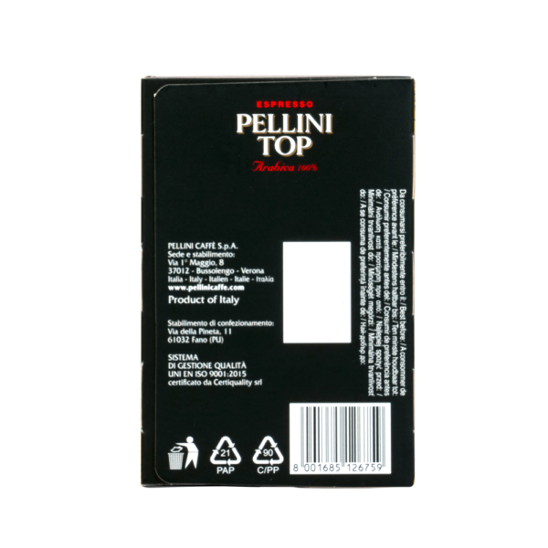 Capsule compatibili Dolce Gusto - PELLINI TOP, Caffè Arabica 100% in capsule Compatibili Nescafé<sup>®*</sup> Dolce Gusto<sup>®*</sup> - 3