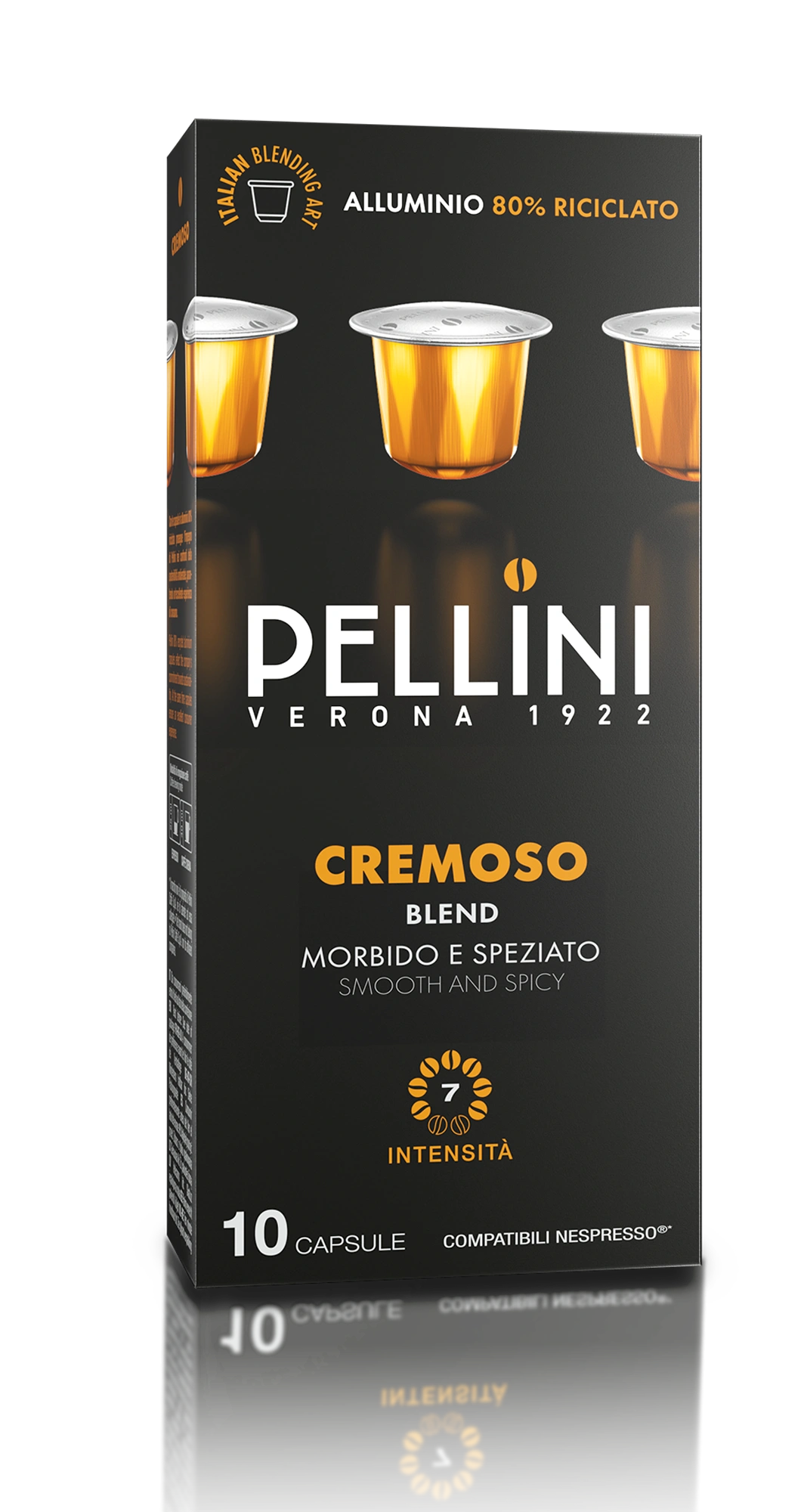 Caffè Pellini miscela Cremoso in capsule, confezione da 10 pezzi