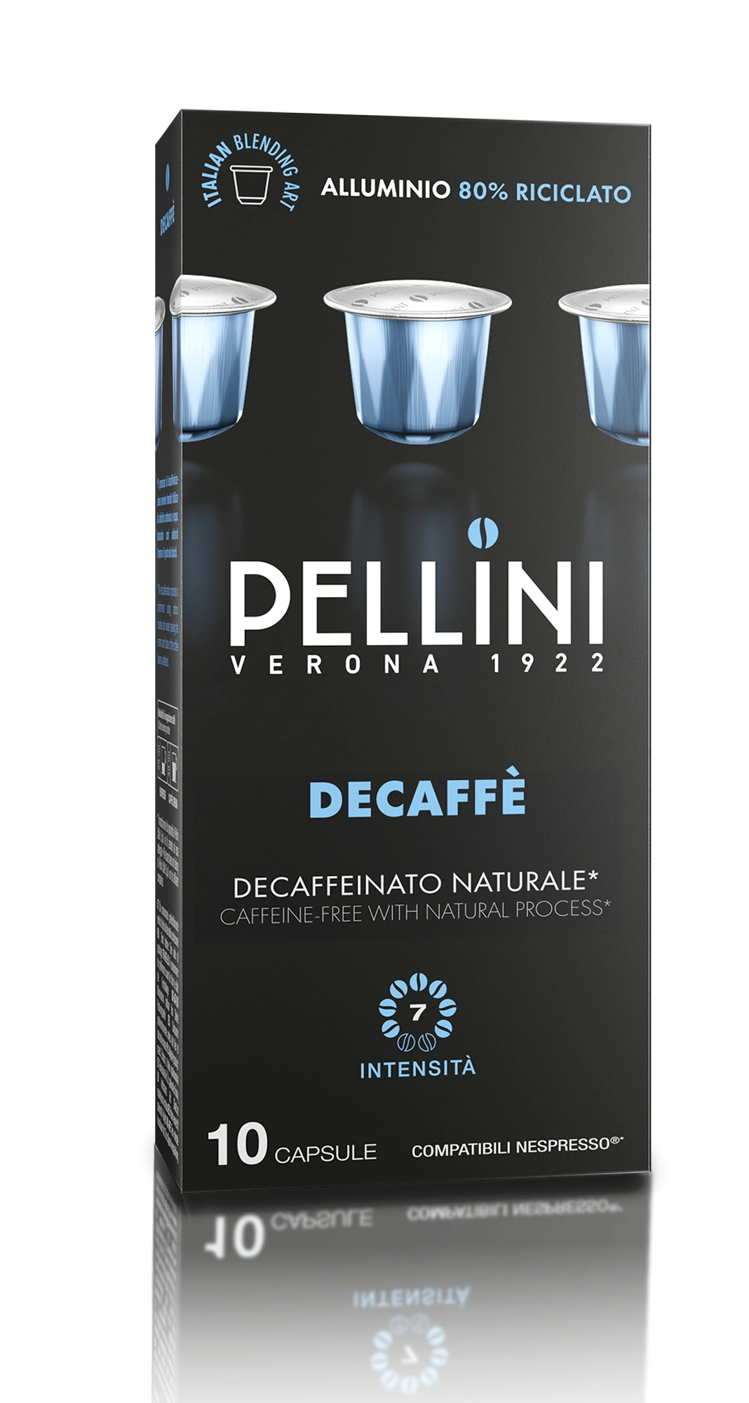 Caffè Pellini miscela Decaffè in capsule, confezione da 10 pezzi