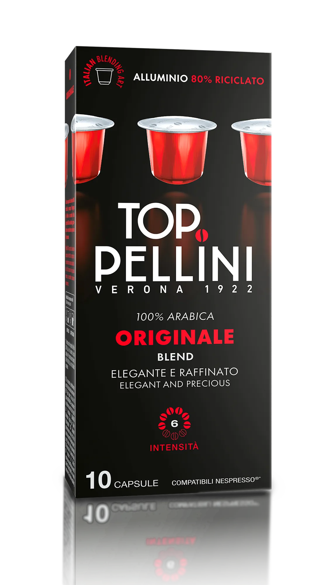 Caffè Pellini miscela Top Originale in capsule, confezione da 10 pezzi