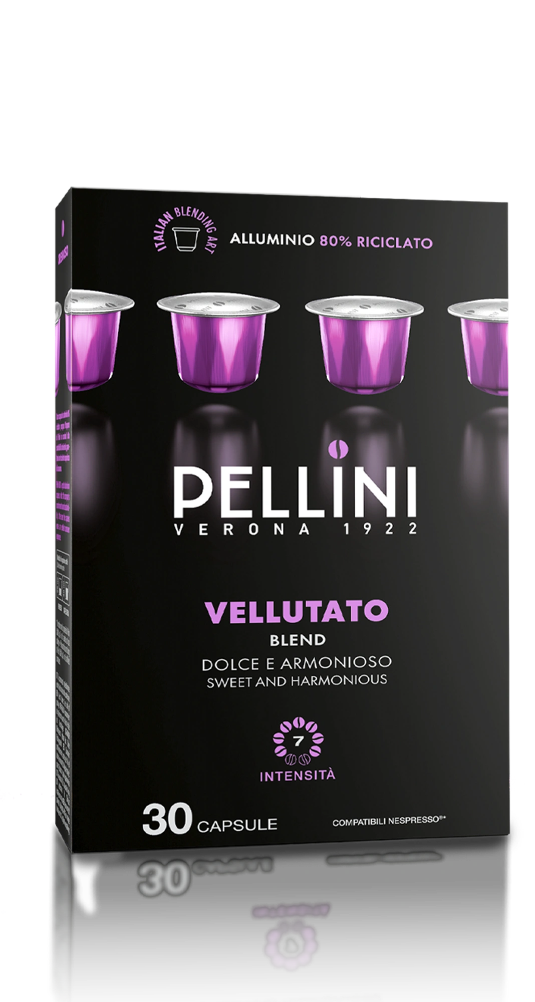 Caffè Pellini miscela Vellutato in capsule, confezione da 30 pezzi