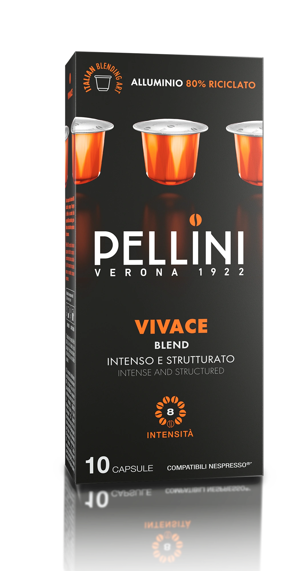 Caffè Pellini miscela Vivace in capsule, confezione da 10 pezzi