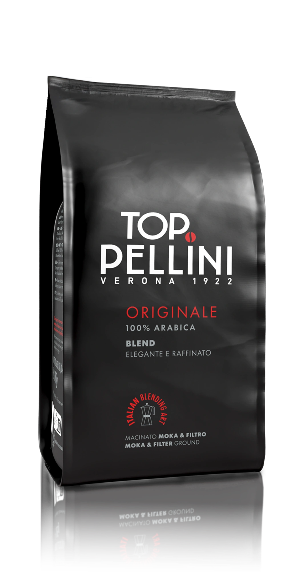 Caffè Pellini miscela Top Originale macinato moka, confezione soft pack