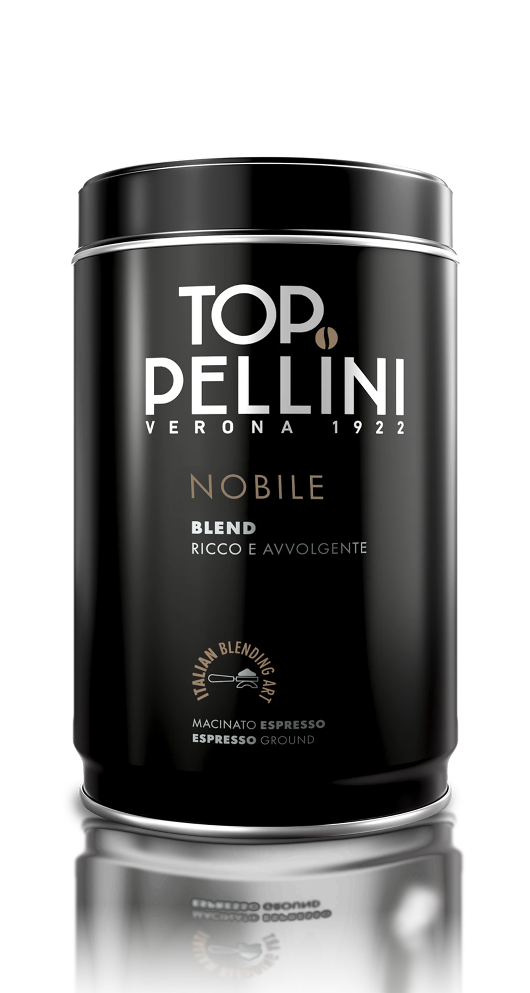 Caffè Pellini miscela Nobile macinato espresso, confezione in latta