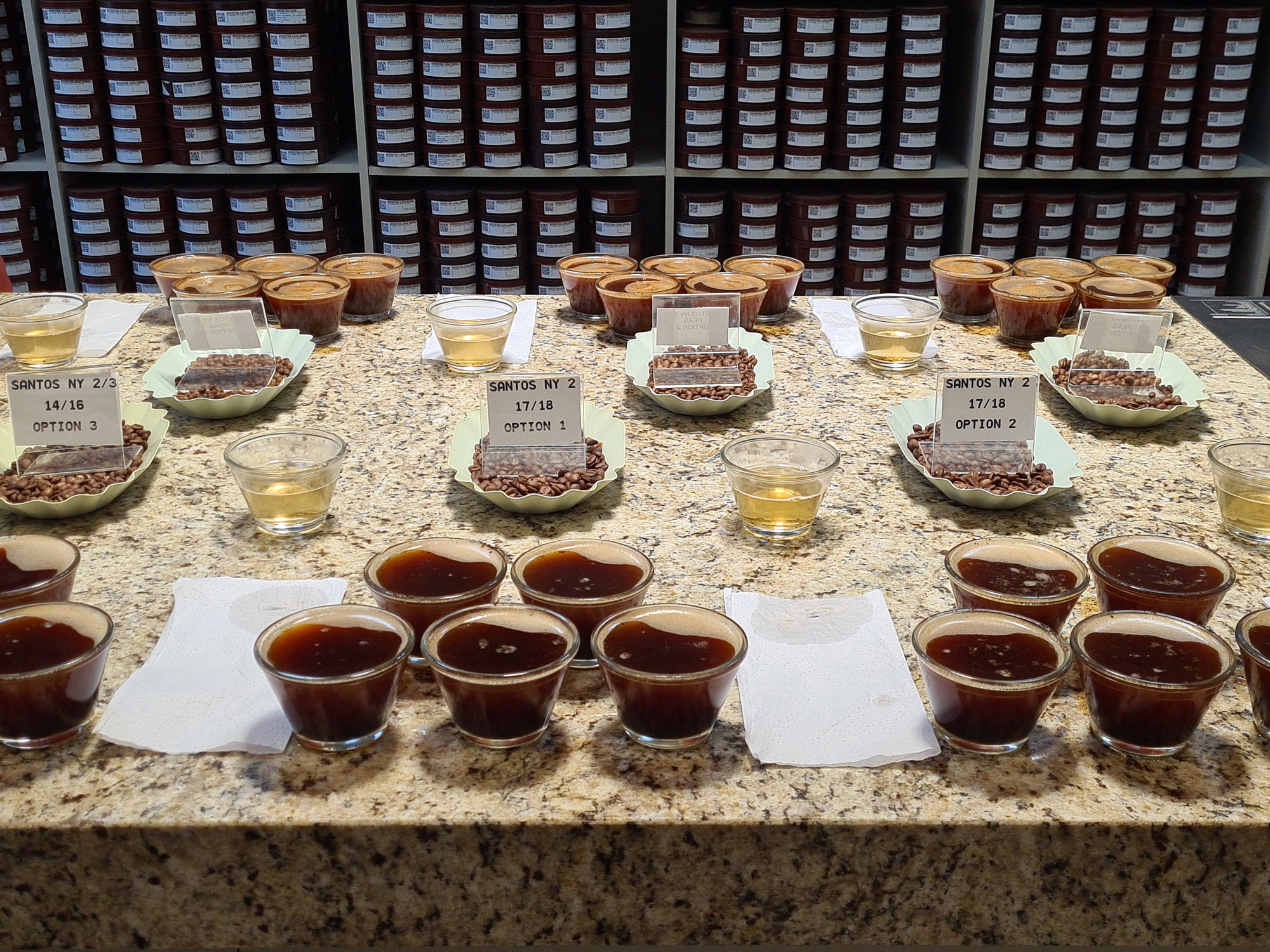 Valutazione sensoriale del caffè per definire il profilo aromatico